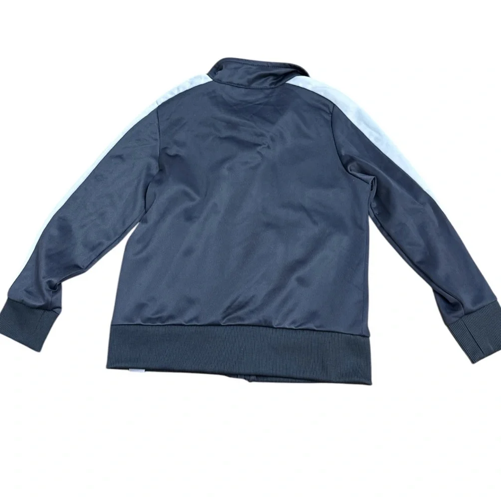 Puma Black and Gray Track Jacket Size 4